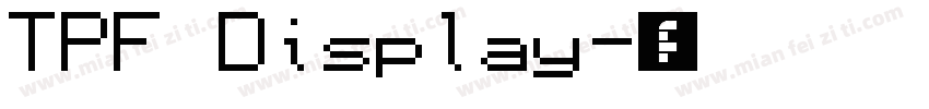 TPF Display字体转换